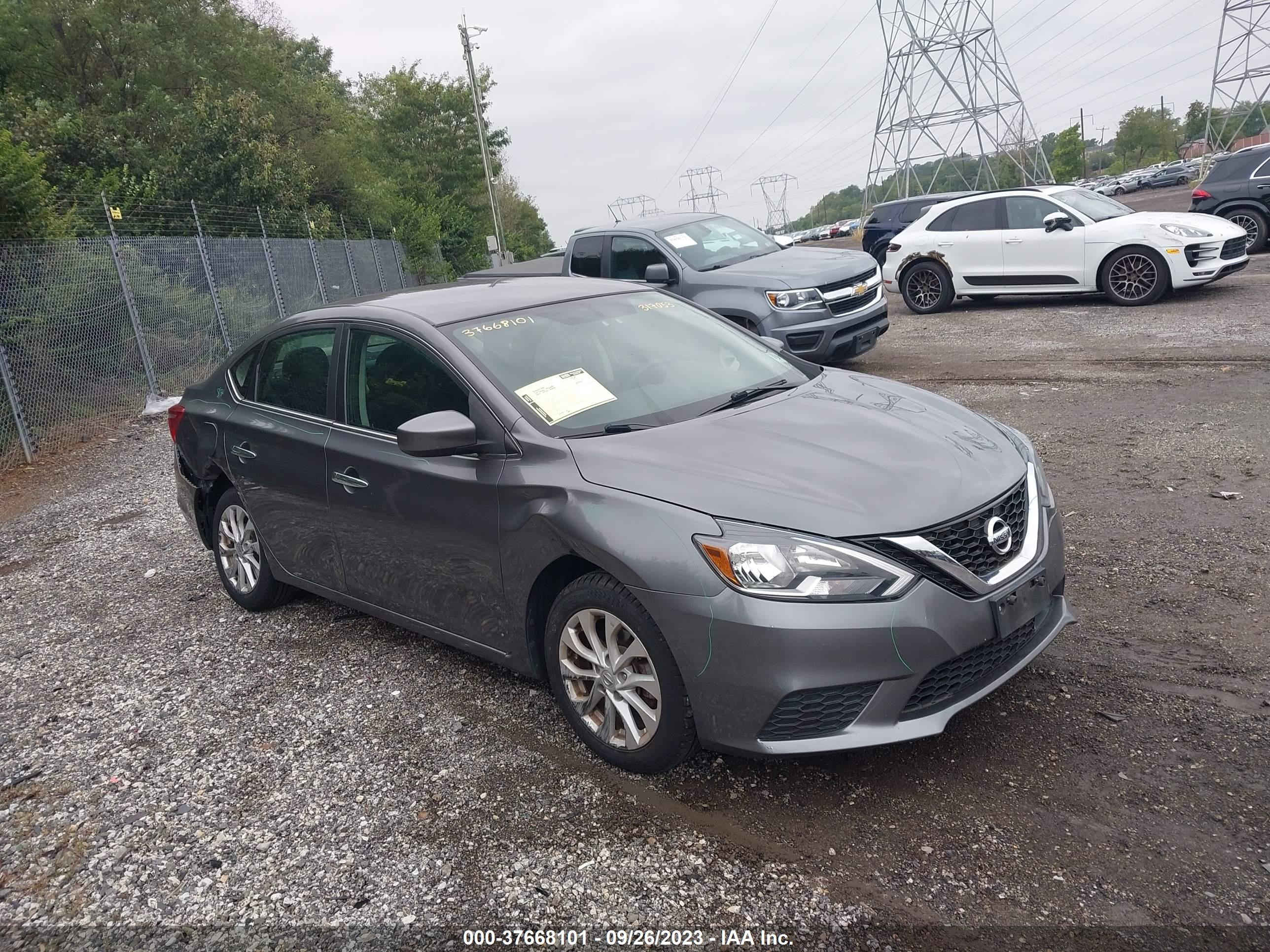 nissan sentra 2019 3n1ab7ap6ky317053