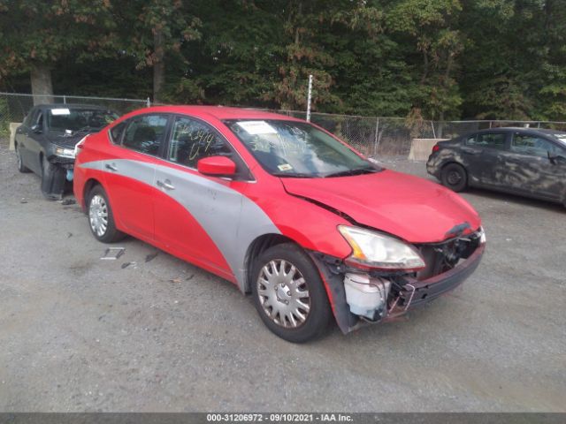 nissan sentra 2013 3n1ab7ap7dl615644