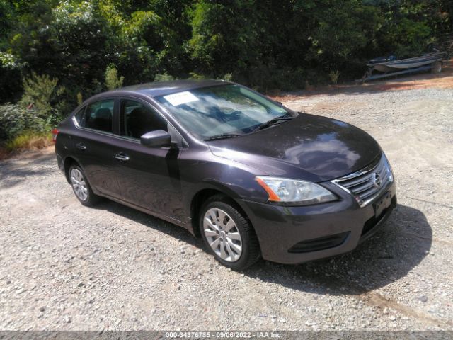 nissan sentra 2014 3n1ab7ap7el620845