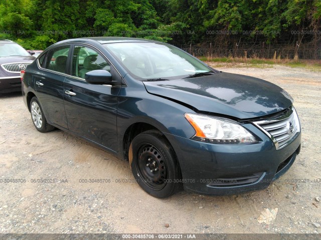 nissan sentra 2014 3n1ab7ap7el676526