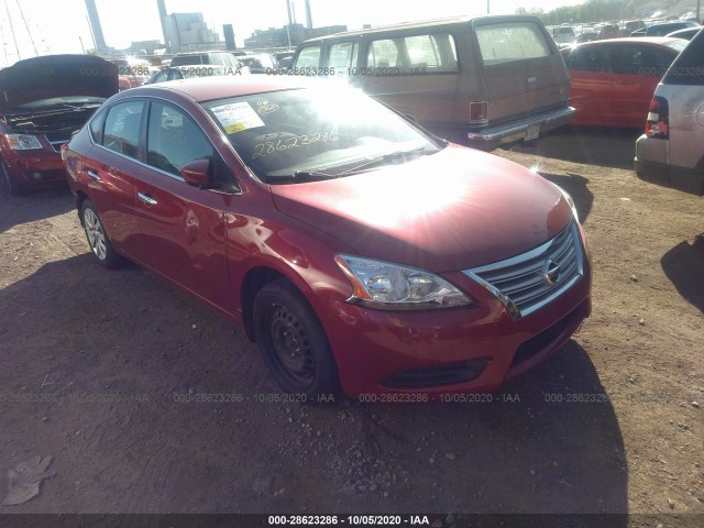 nissan sentra 2014 3n1ab7ap7el677630