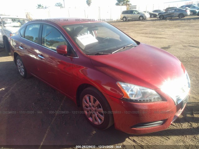 nissan sentra 2014 3n1ab7ap7ey242982