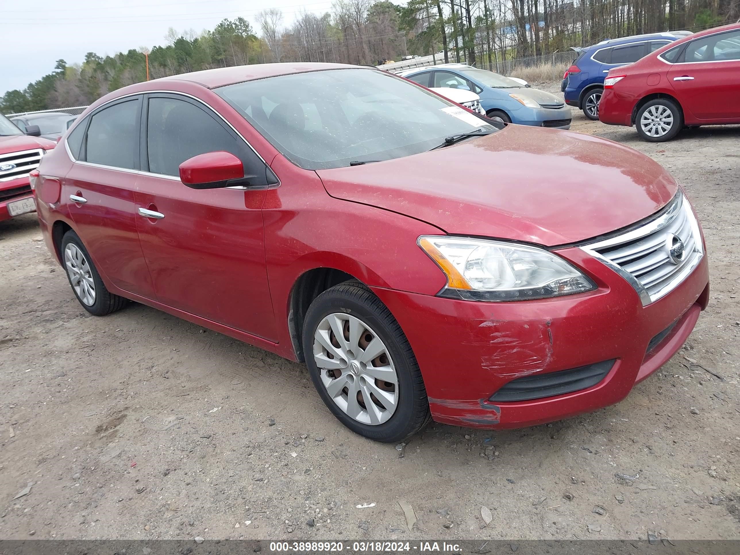 nissan sentra 2014 3n1ab7ap7ey246093