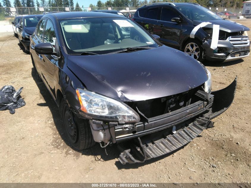 nissan sentra 2014 3n1ab7ap7ey273665