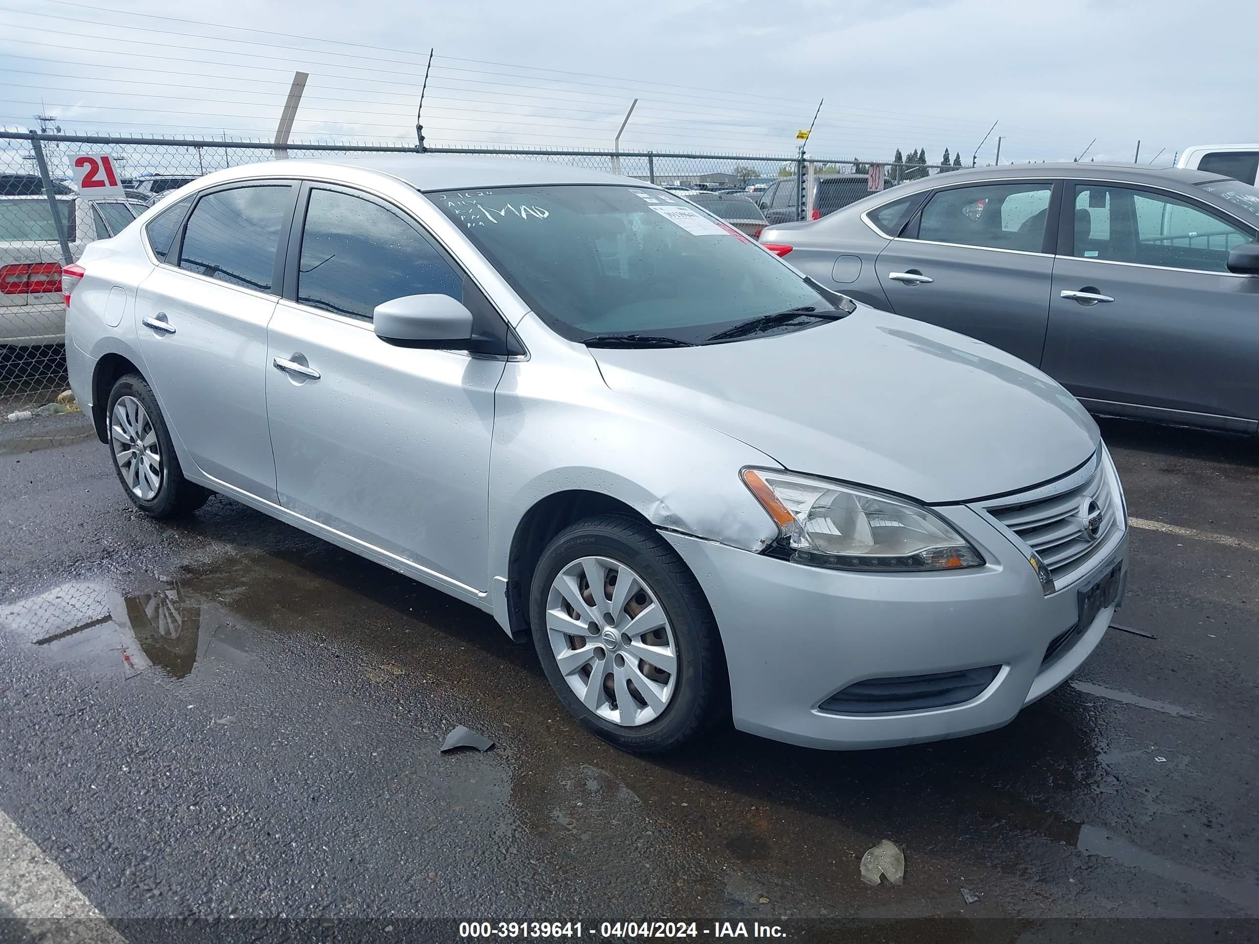 nissan sentra 2014 3n1ab7ap7ey278073