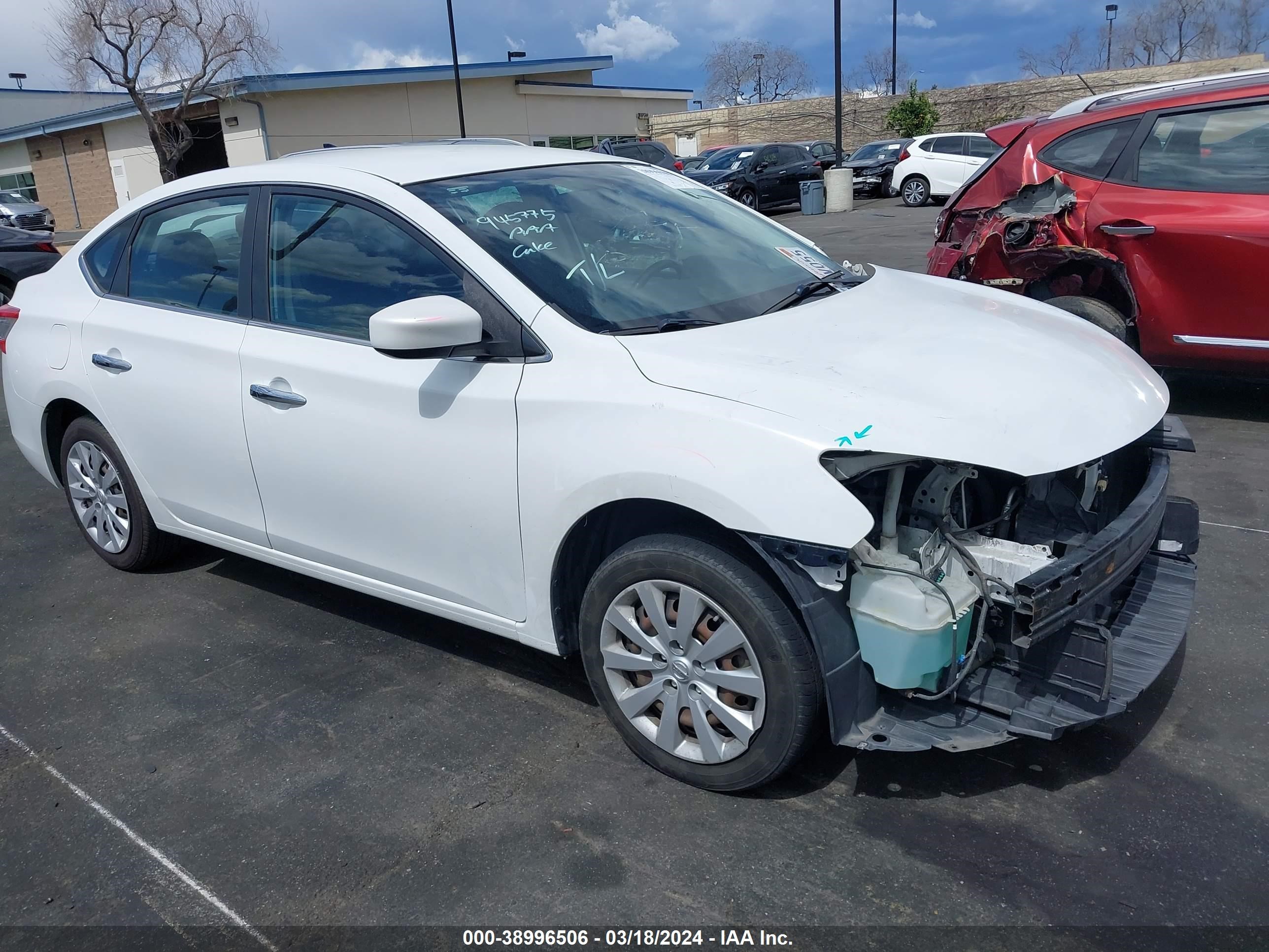 nissan sentra 2014 3n1ab7ap7ey280454