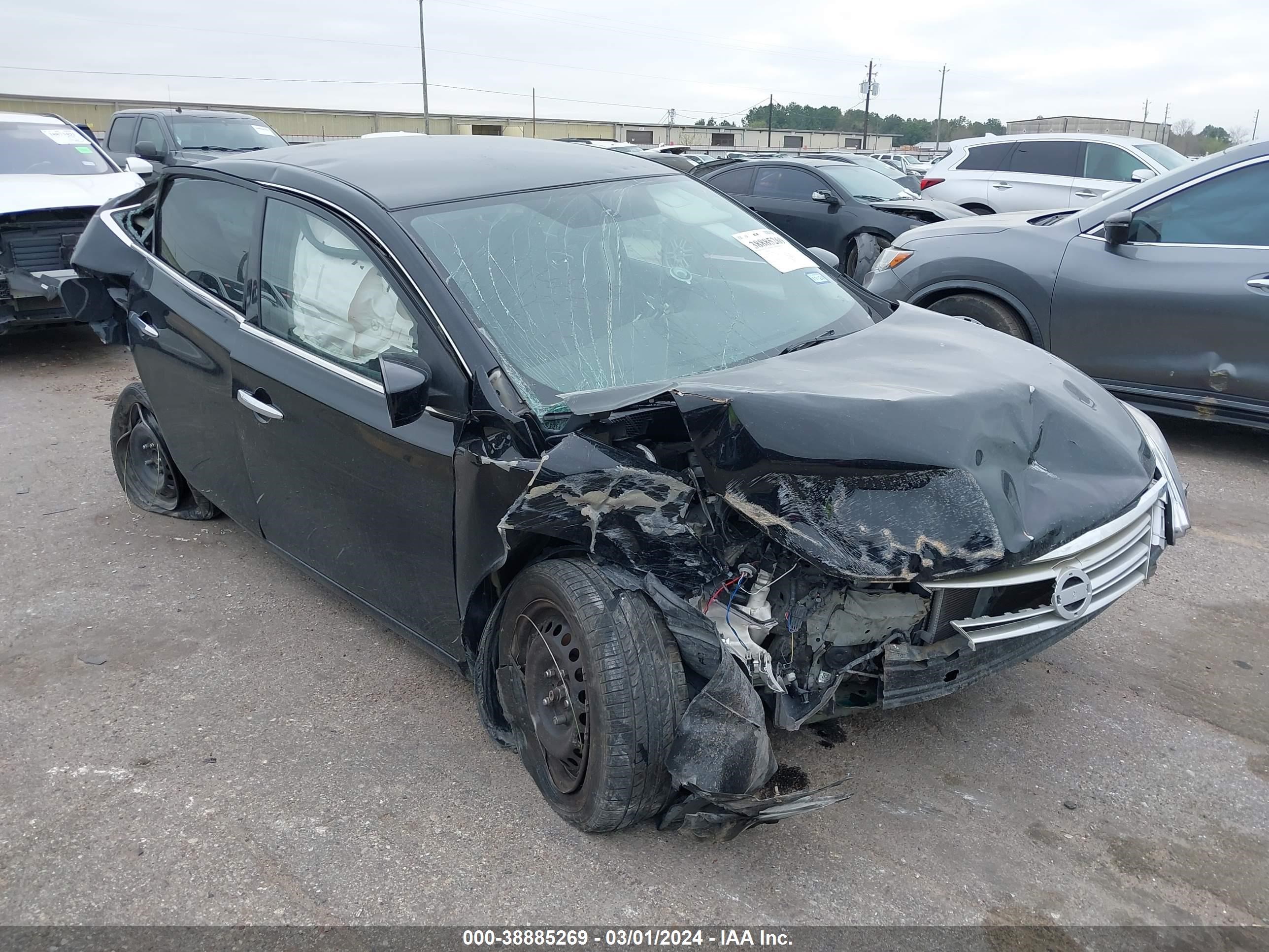 nissan sentra 2014 3n1ab7ap7ey291941