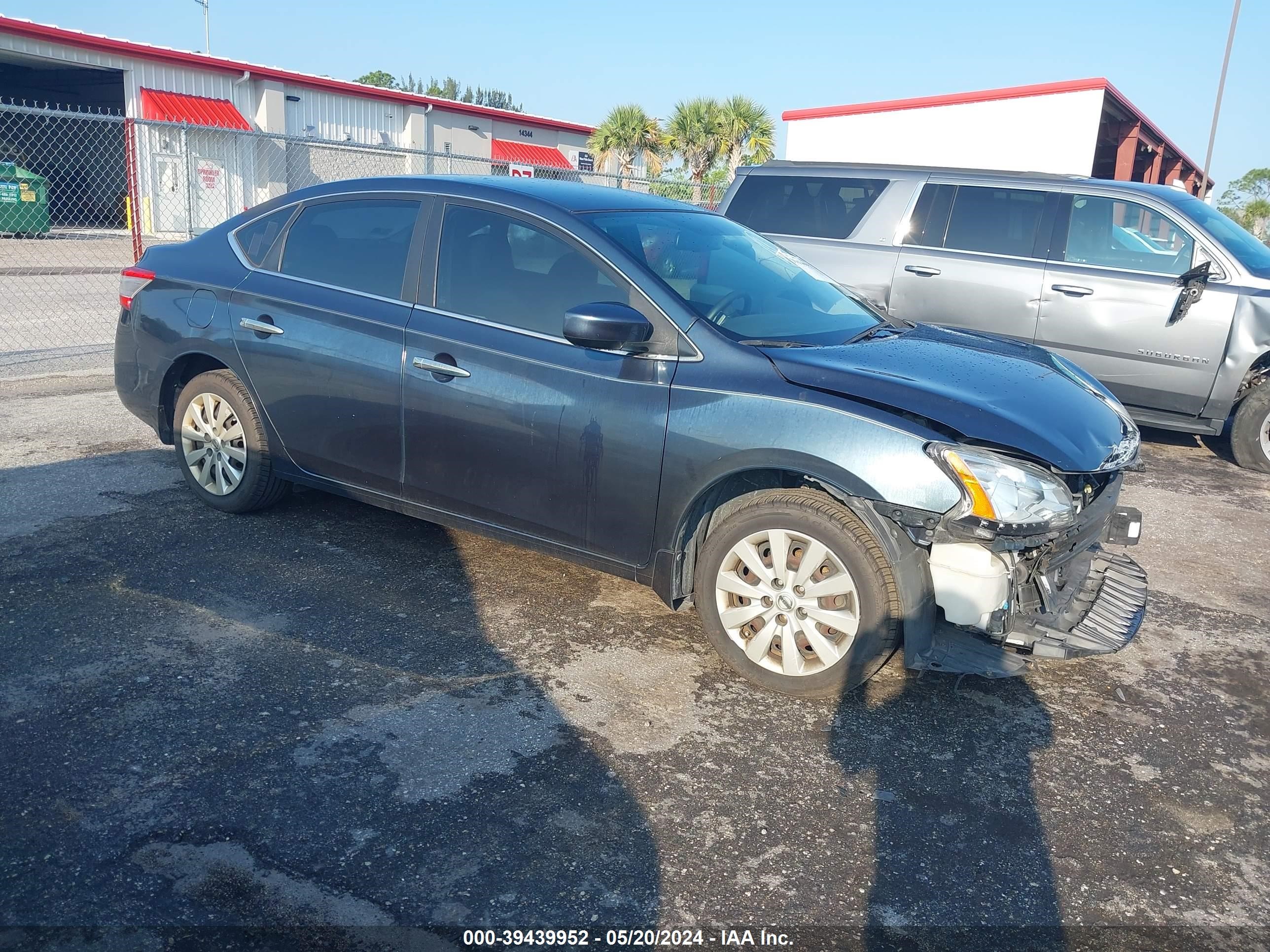 nissan sentra 2014 3n1ab7ap7ey310956