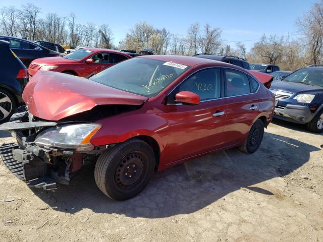 nissan sentra s 2015 3n1ab7ap7fy259881