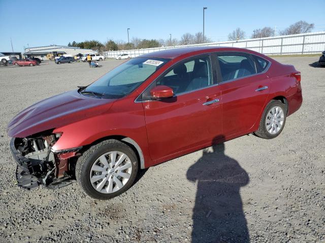 nissan sentra s 2017 3n1ab7ap7hl675929