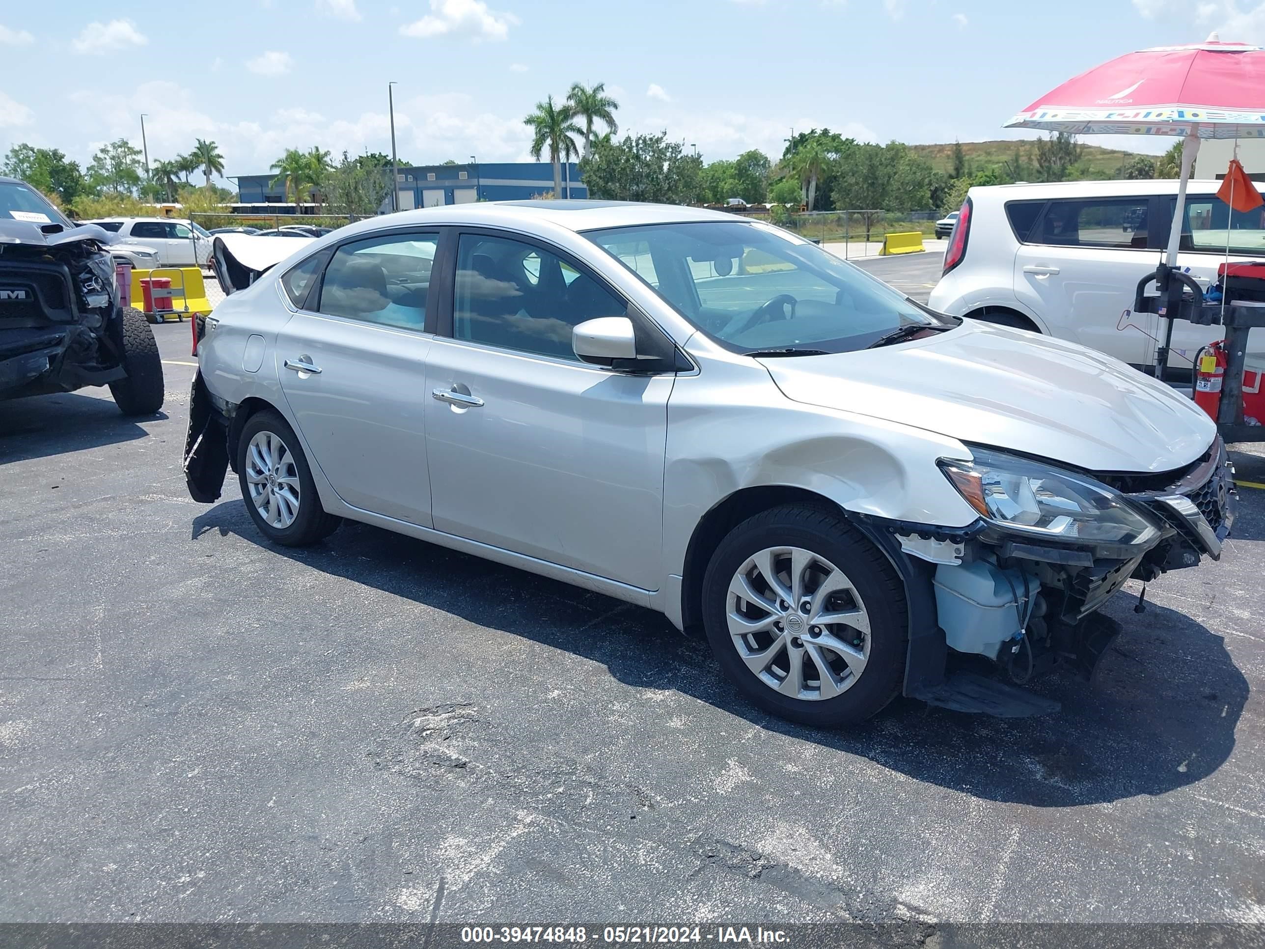 nissan sentra 2018 3n1ab7ap7jy213038