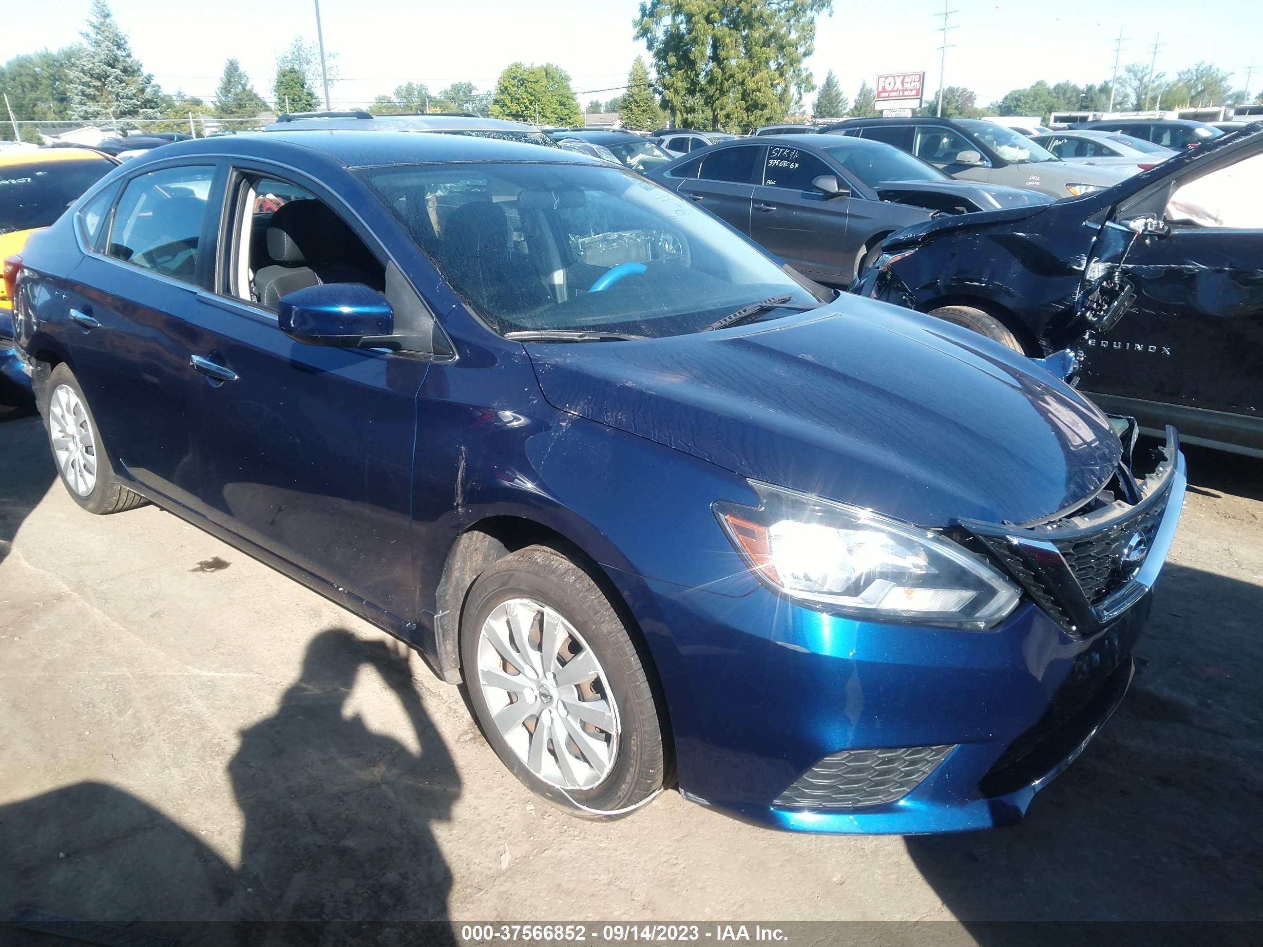 nissan sentra 2018 3n1ab7ap7jy231359