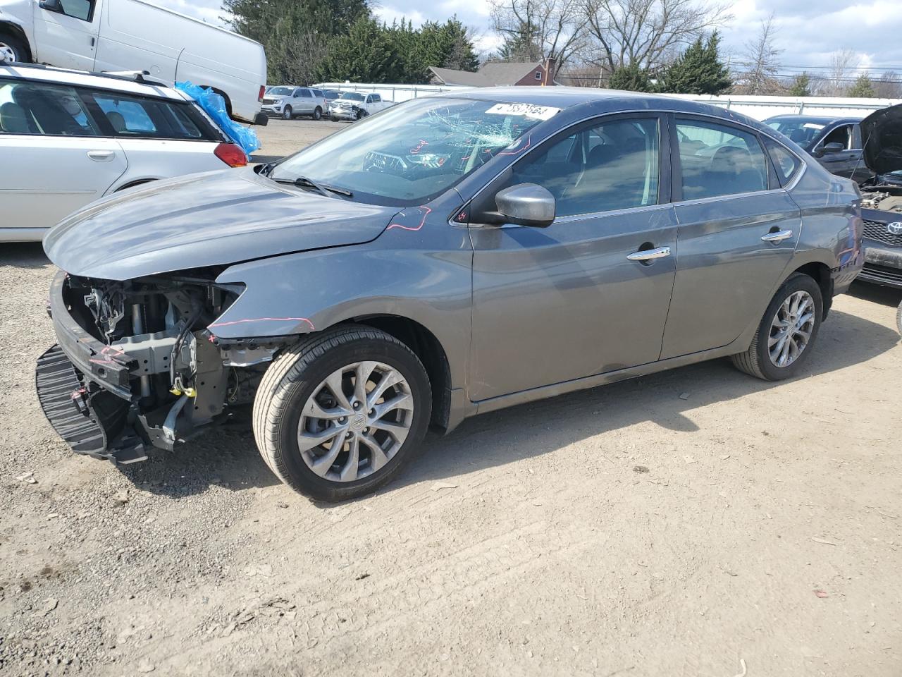 nissan sentra 2018 3n1ab7ap7jy233662