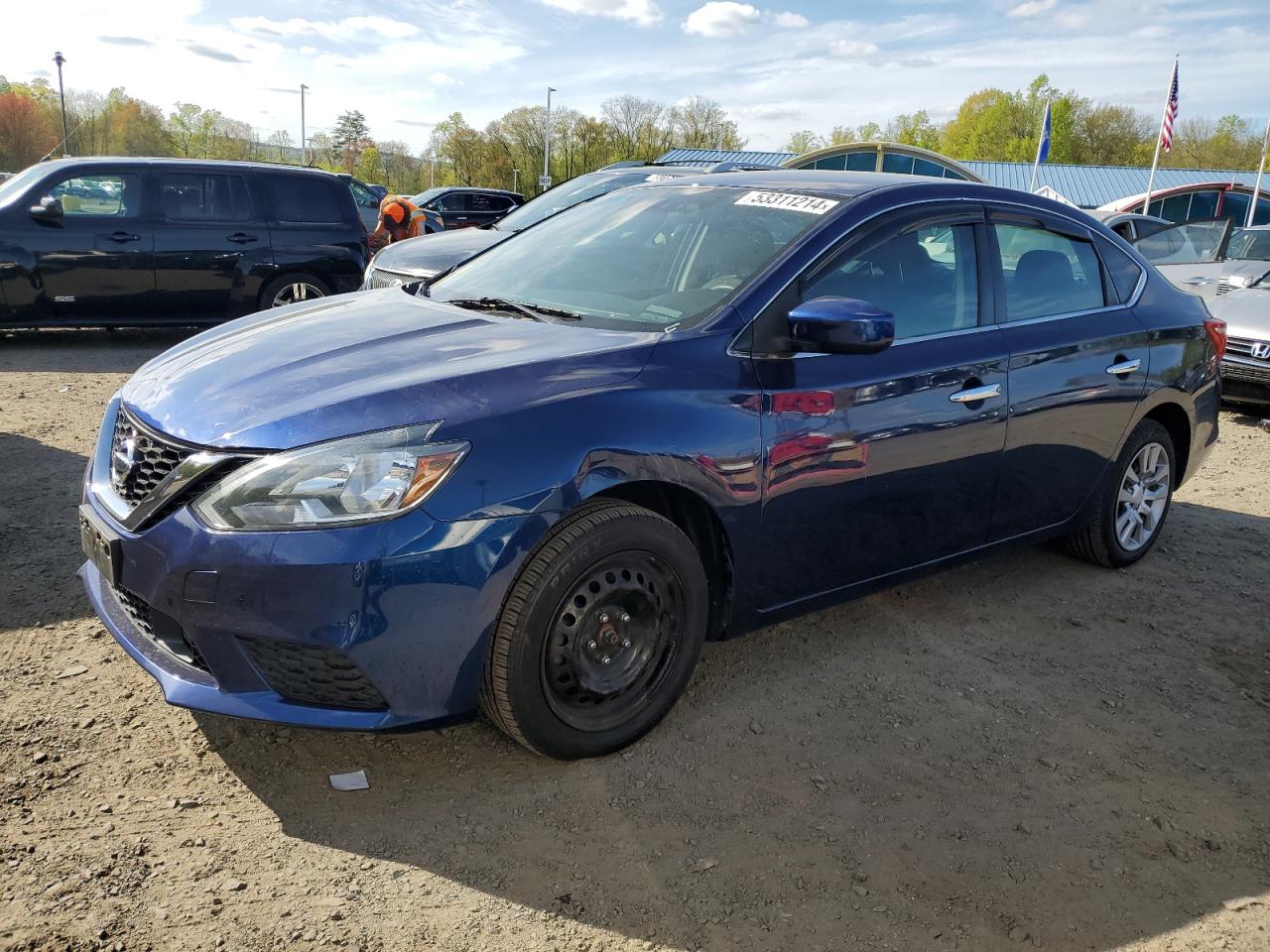 nissan sentra 2019 3n1ab7ap7ky228155