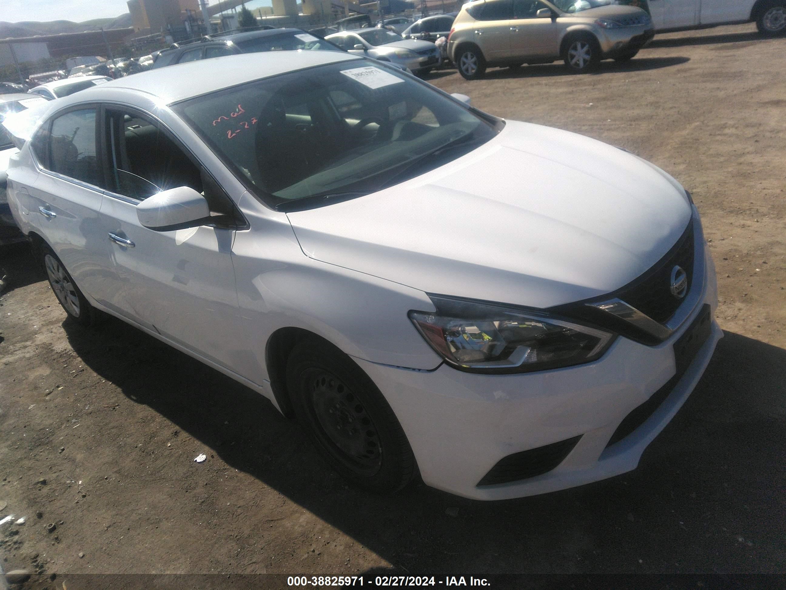 nissan sentra 2019 3n1ab7ap7ky260975