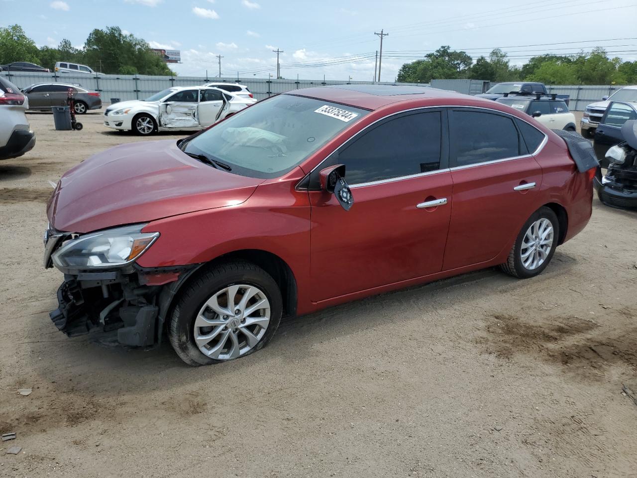 nissan sentra 2019 3n1ab7ap7ky285150