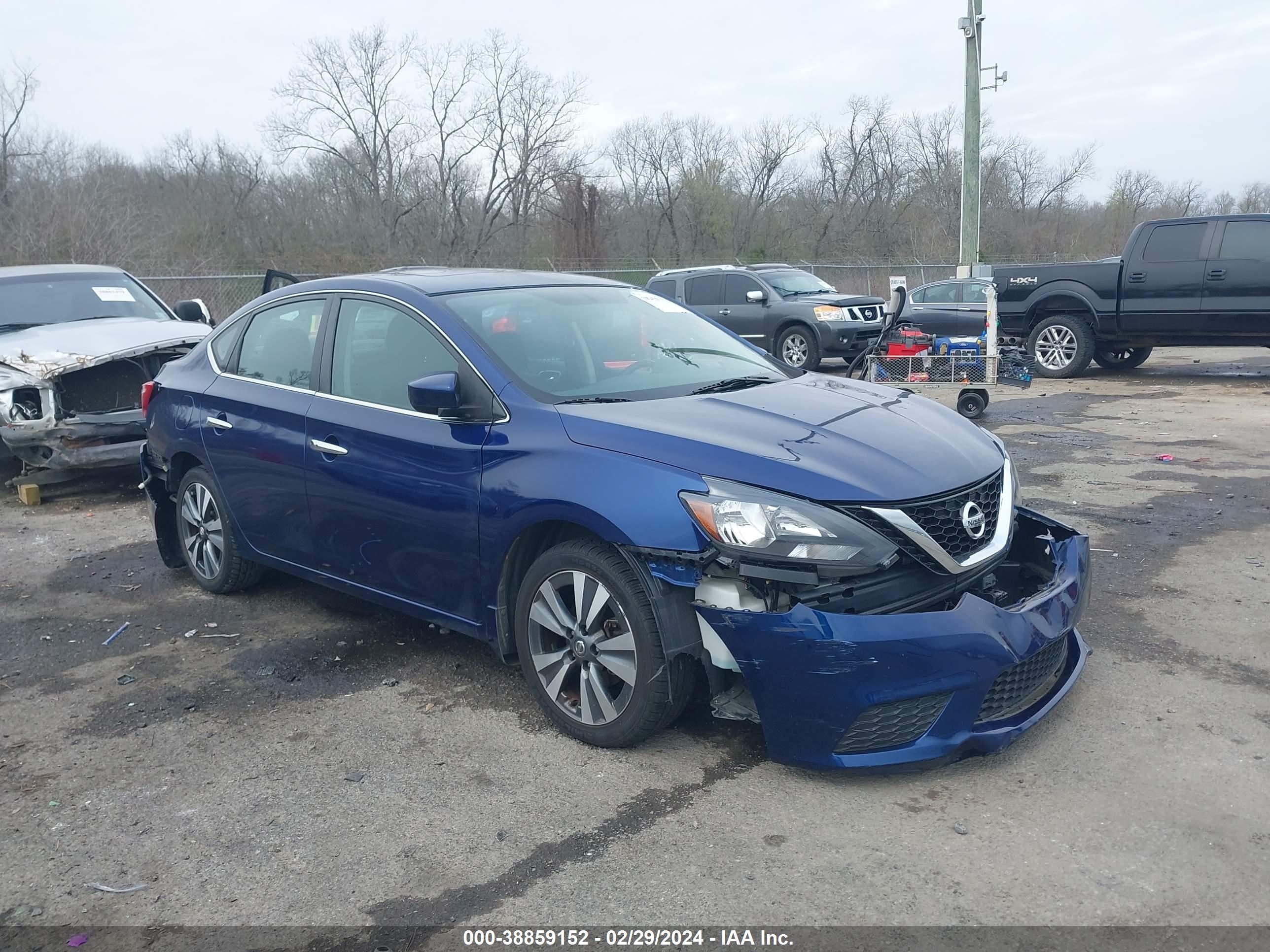 nissan sentra s 2019 3n1ab7ap7ky303582