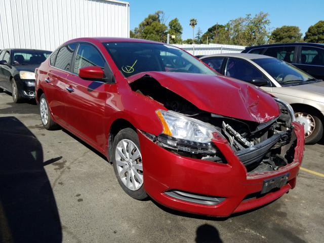 nissan sentra s 2014 3n1ab7ap8el611684