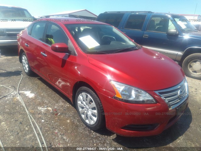 nissan sentra 2014 3n1ab7ap8el620255