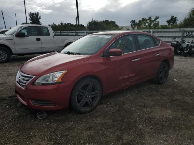 nissan sentra 2014 3n1ab7ap8el625598