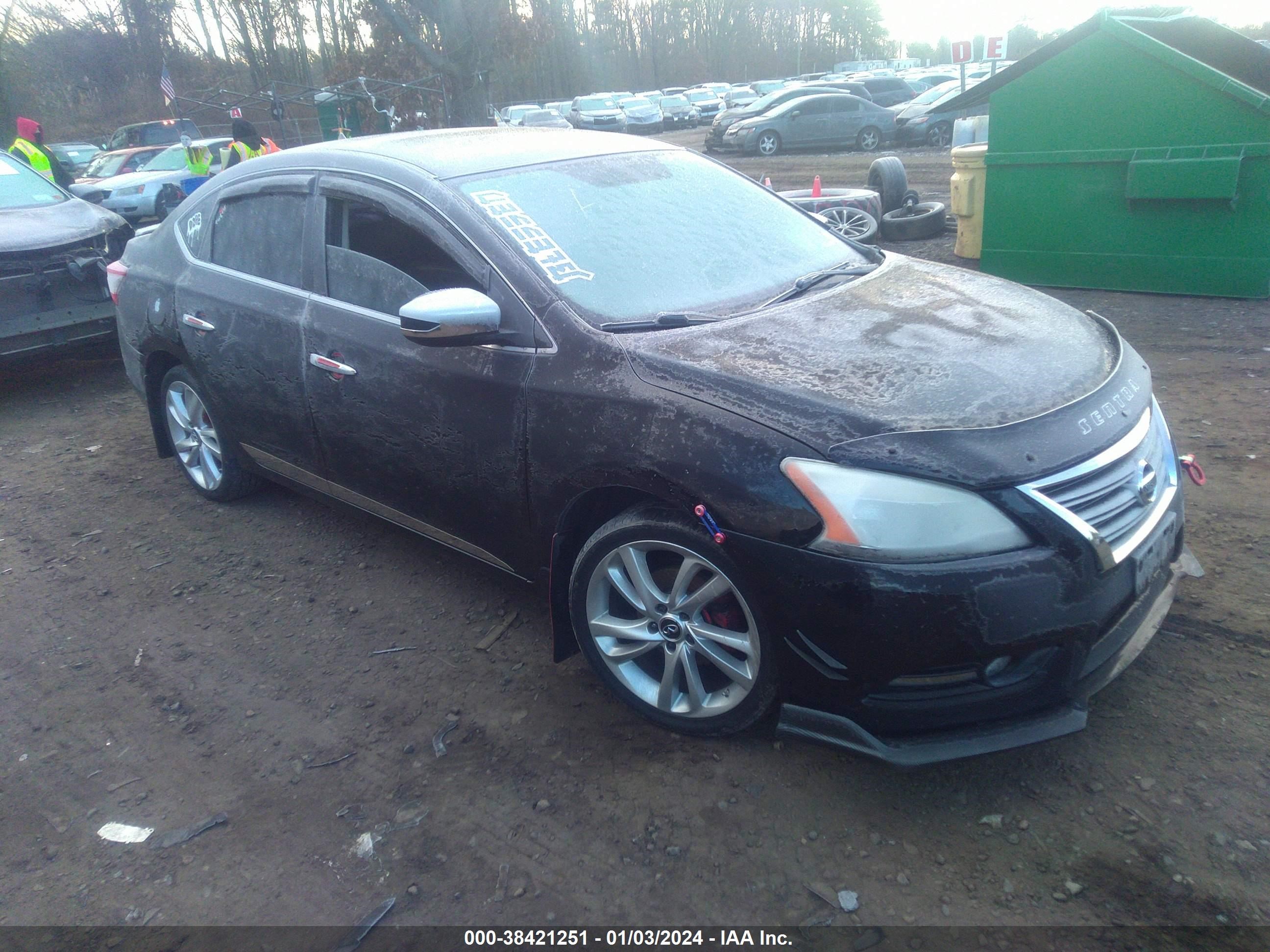 nissan sentra 2014 3n1ab7ap8el671769