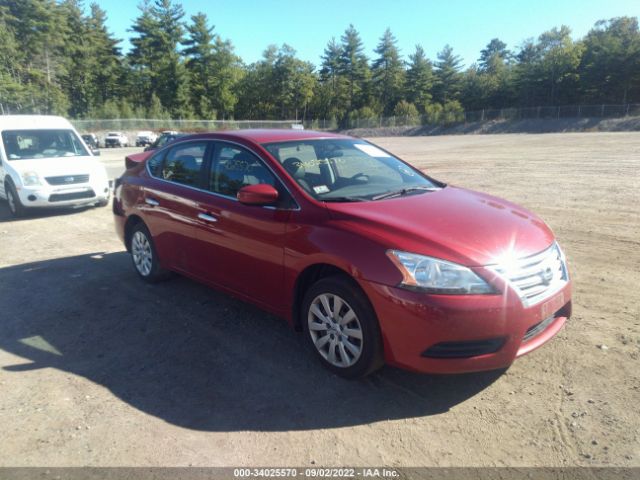 nissan sentra 2014 3n1ab7ap8el683128