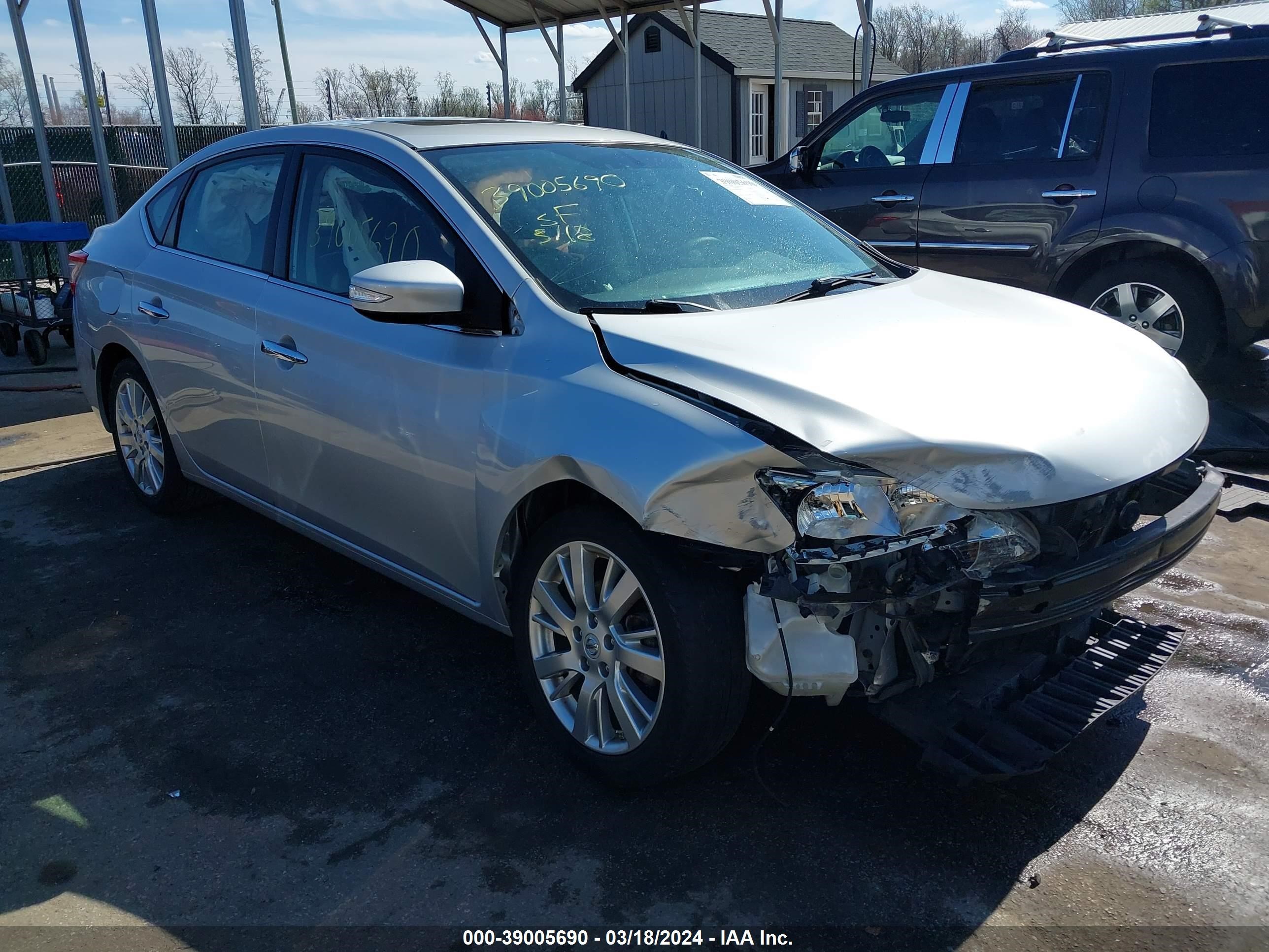 nissan sentra 2014 3n1ab7ap8ey204208