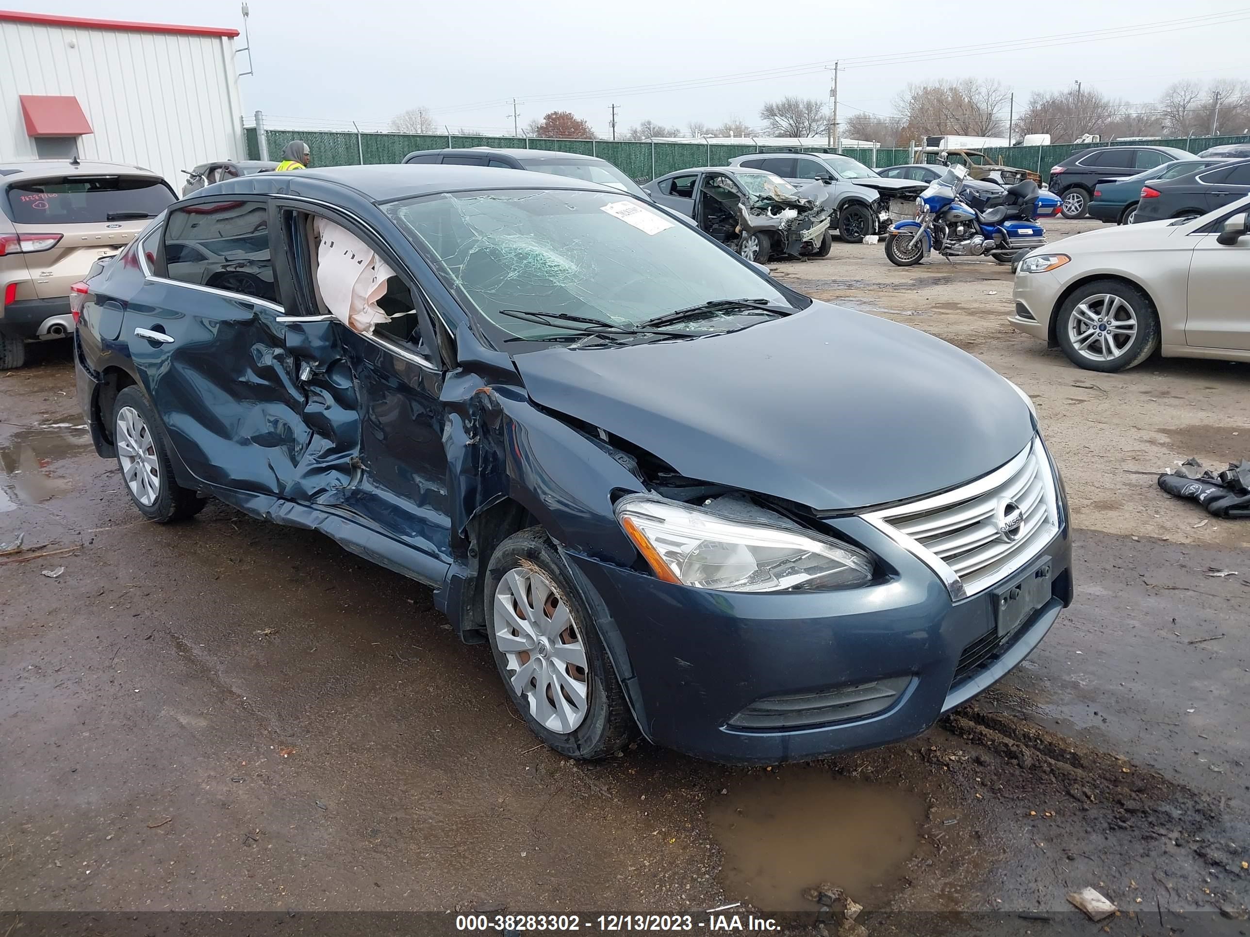 nissan sentra 2014 3n1ab7ap8ey204659