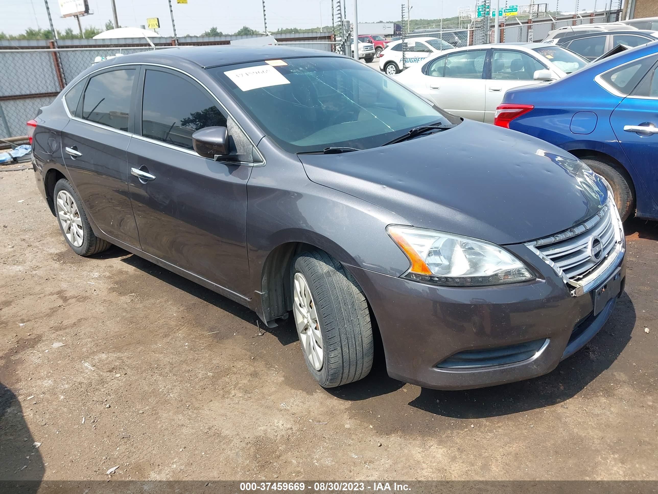 nissan sentra 2014 3n1ab7ap8ey217606