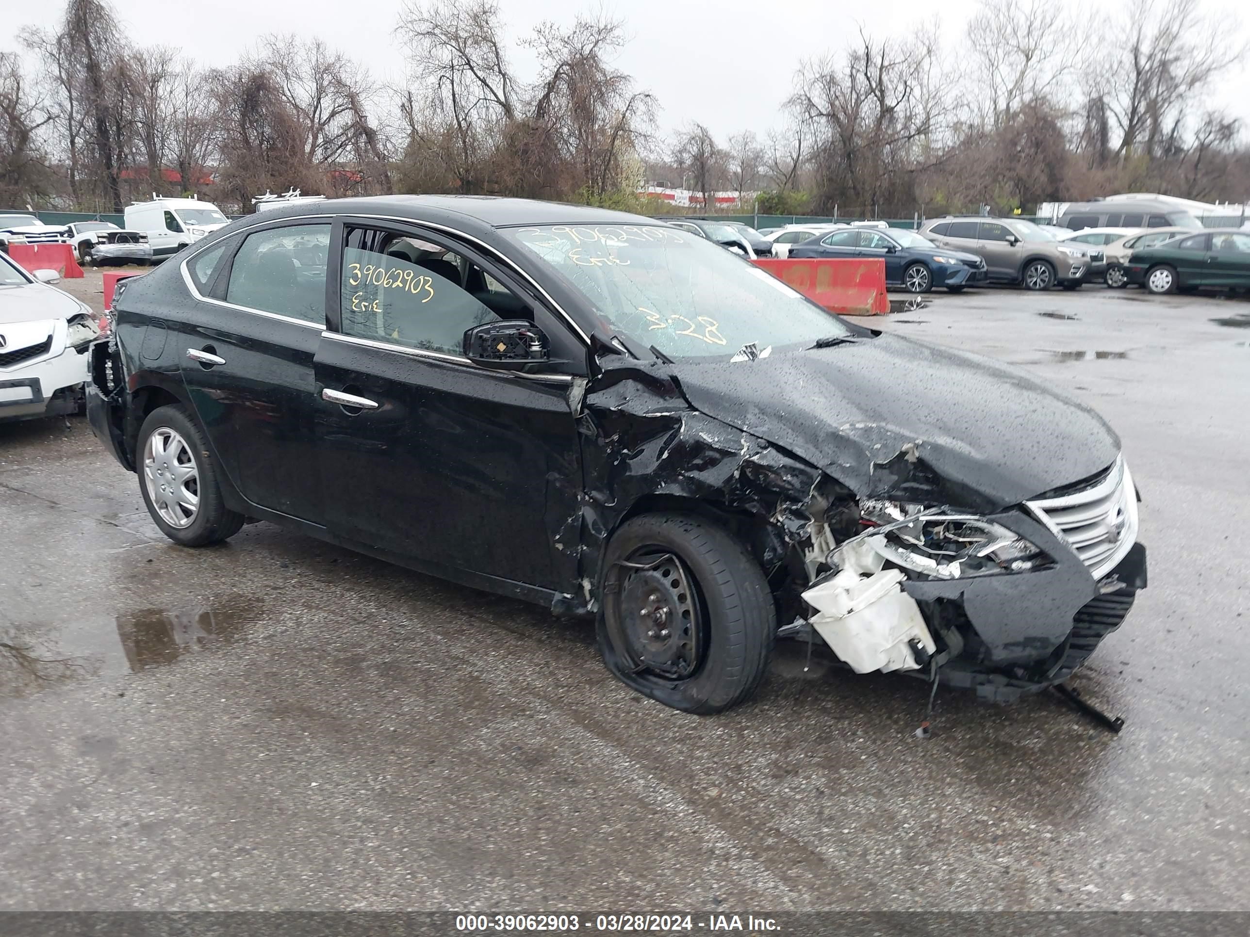 nissan sentra 2014 3n1ab7ap8ey249049