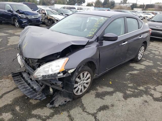 nissan sentra s 2015 3n1ab7ap8fl662409