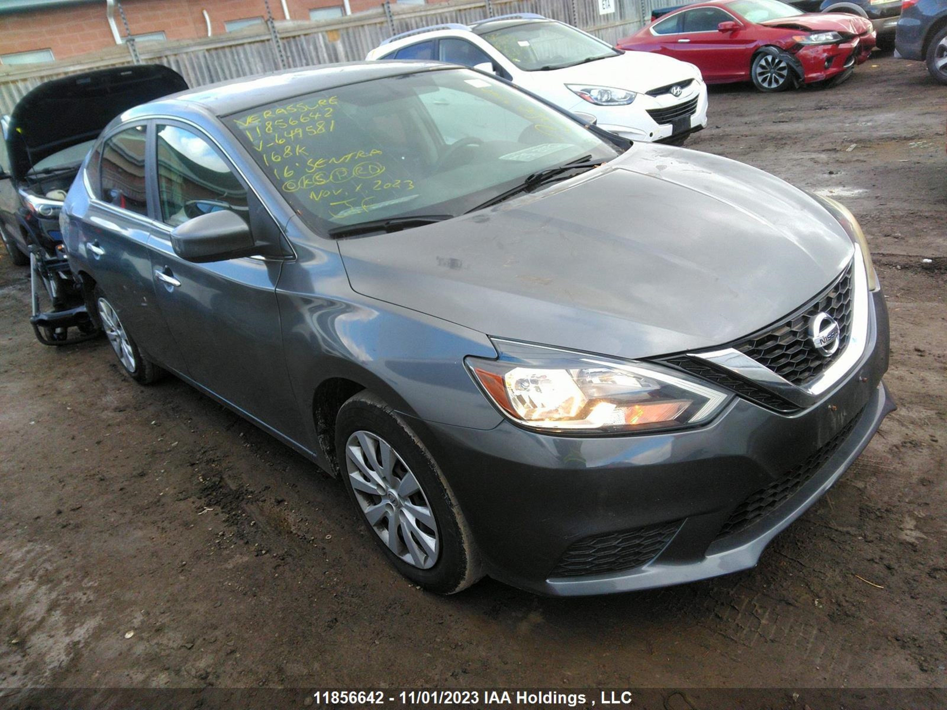 nissan sentra 2016 3n1ab7ap8gl649581