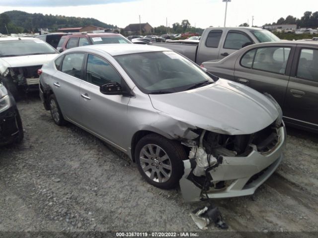 nissan sentra 2016 3n1ab7ap8gy310550