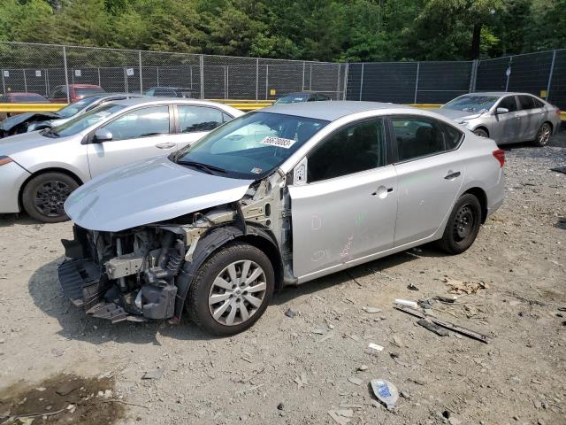 nissan sentra s 2017 3n1ab7ap8hl714964