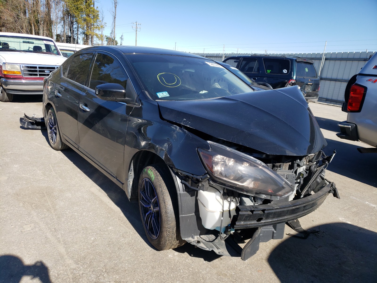 nissan sentra s 2018 3n1ab7ap8jy220192