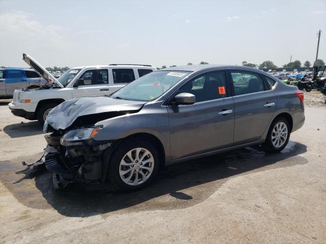 nissan sentra s 2019 3n1ab7ap8kl609719