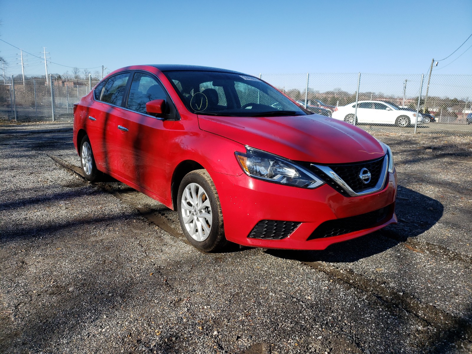 nissan sentra s 2019 3n1ab7ap8kl611440