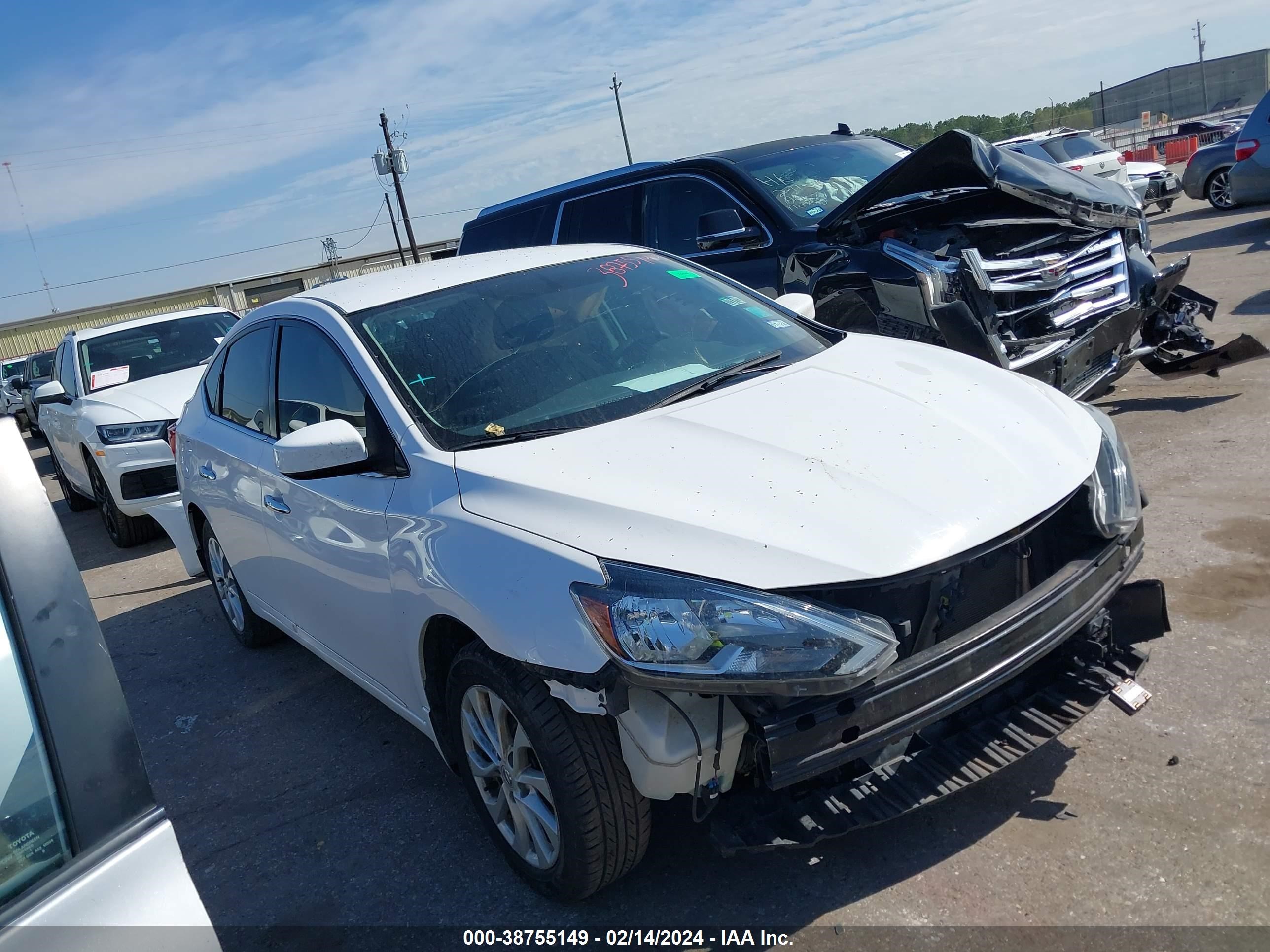 nissan sentra 2019 3n1ab7ap8ky442636