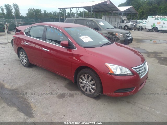 nissan sentra s 2013 3n1ab7ap9dl637600