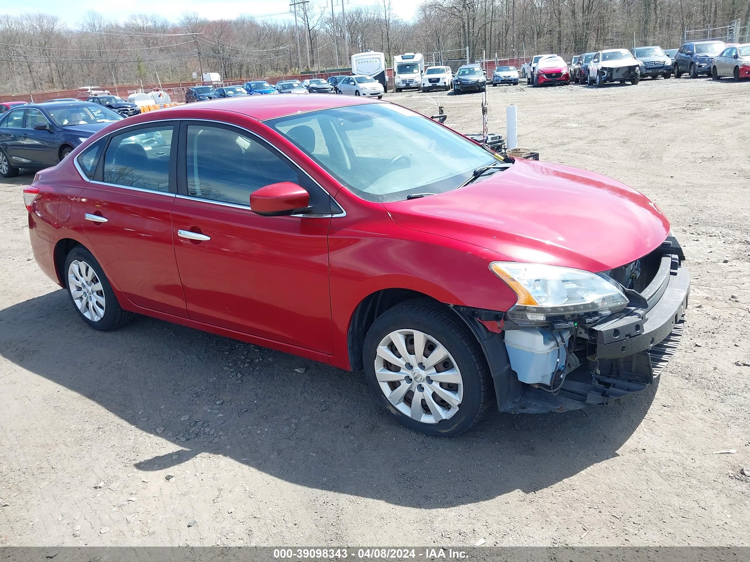 nissan sentra 2014 3n1ab7ap9el629613