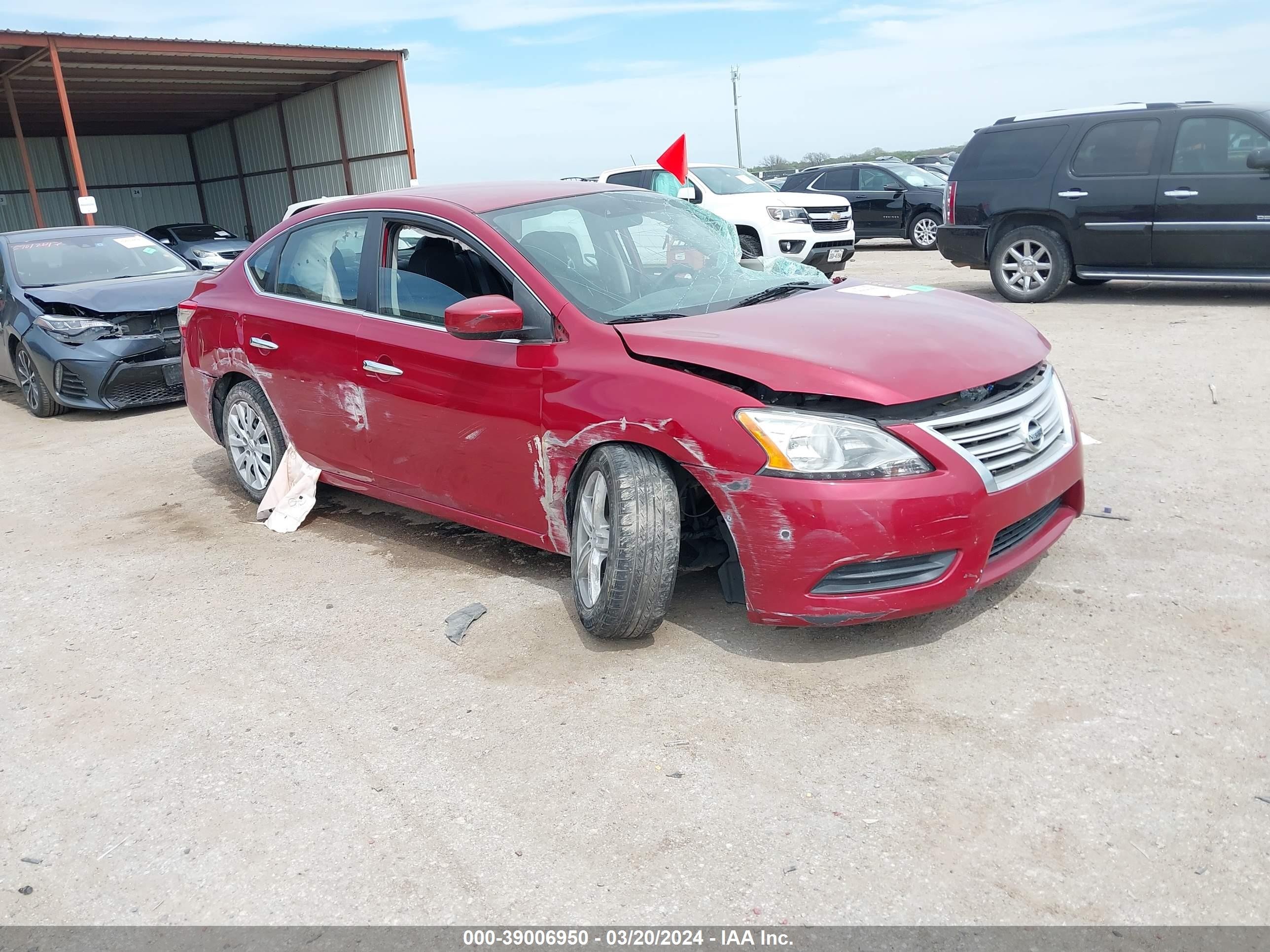 nissan sentra 2014 3n1ab7ap9el634309