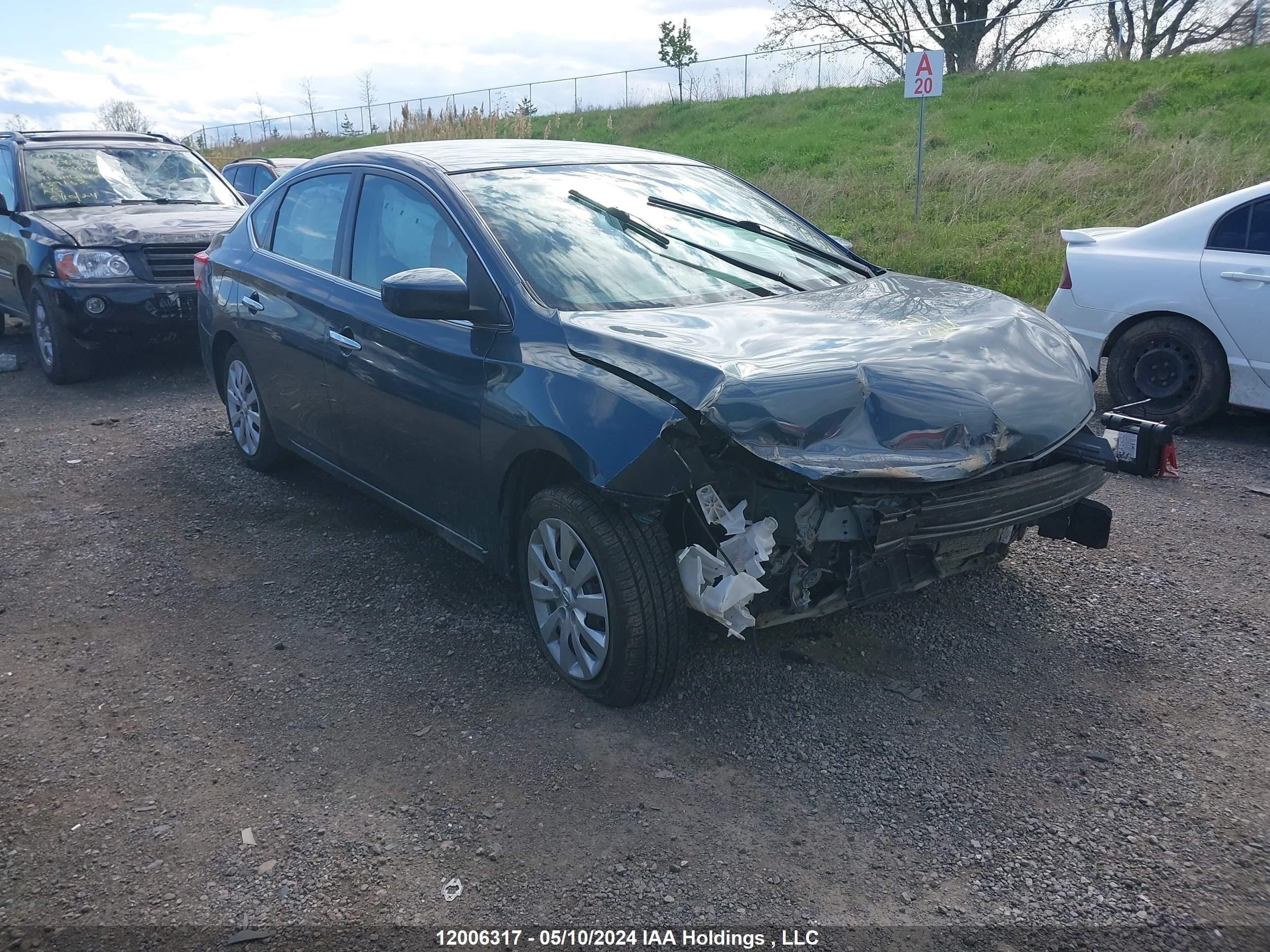 nissan sentra 2014 3n1ab7ap9el649909