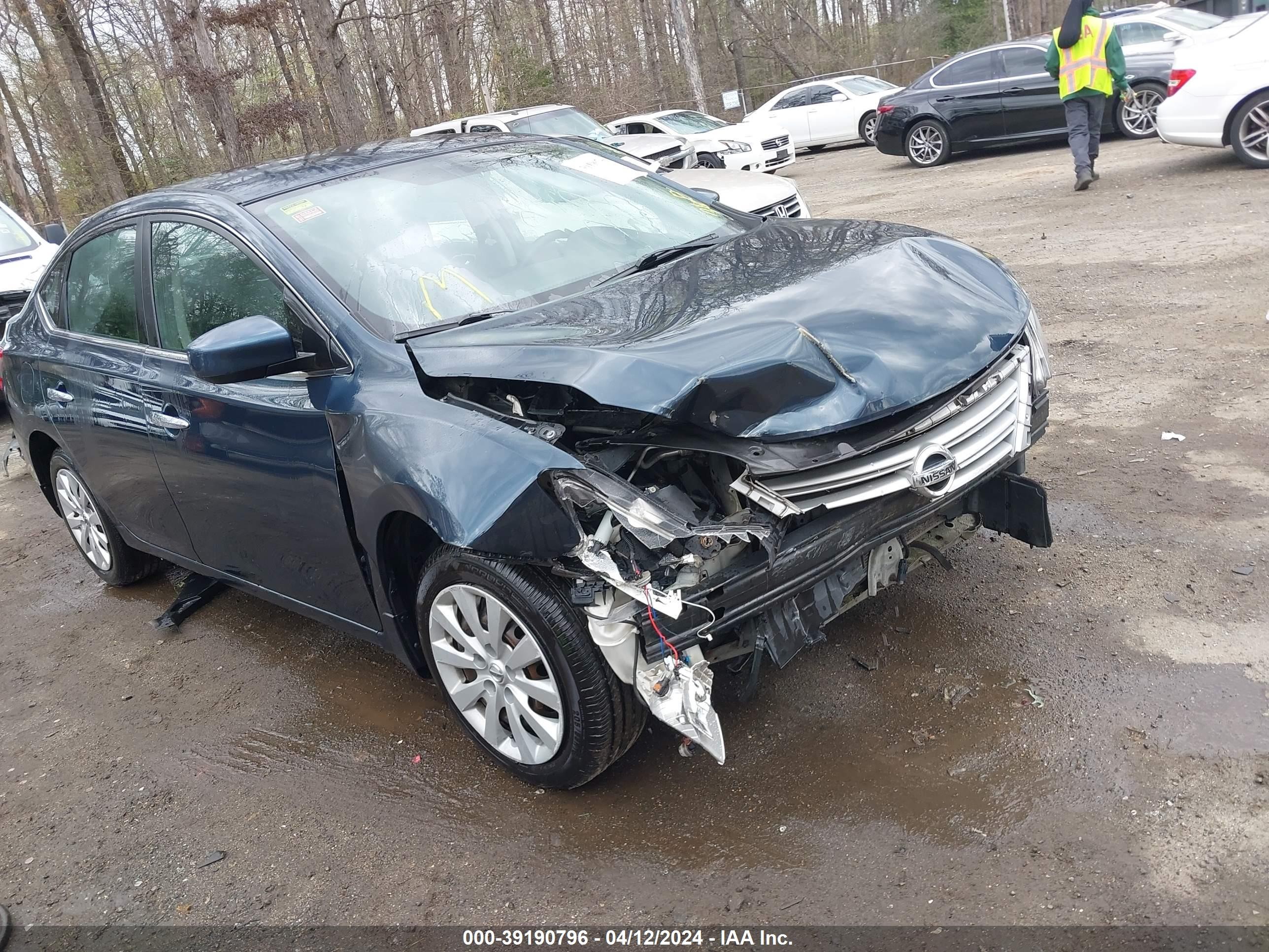 nissan sentra 2014 3n1ab7ap9el675412