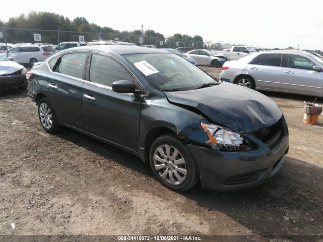 nissan sentra 2014 3n1ab7ap9el683154