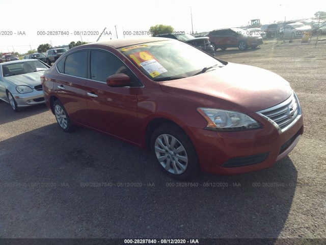 nissan sentra 2014 3n1ab7ap9el692498