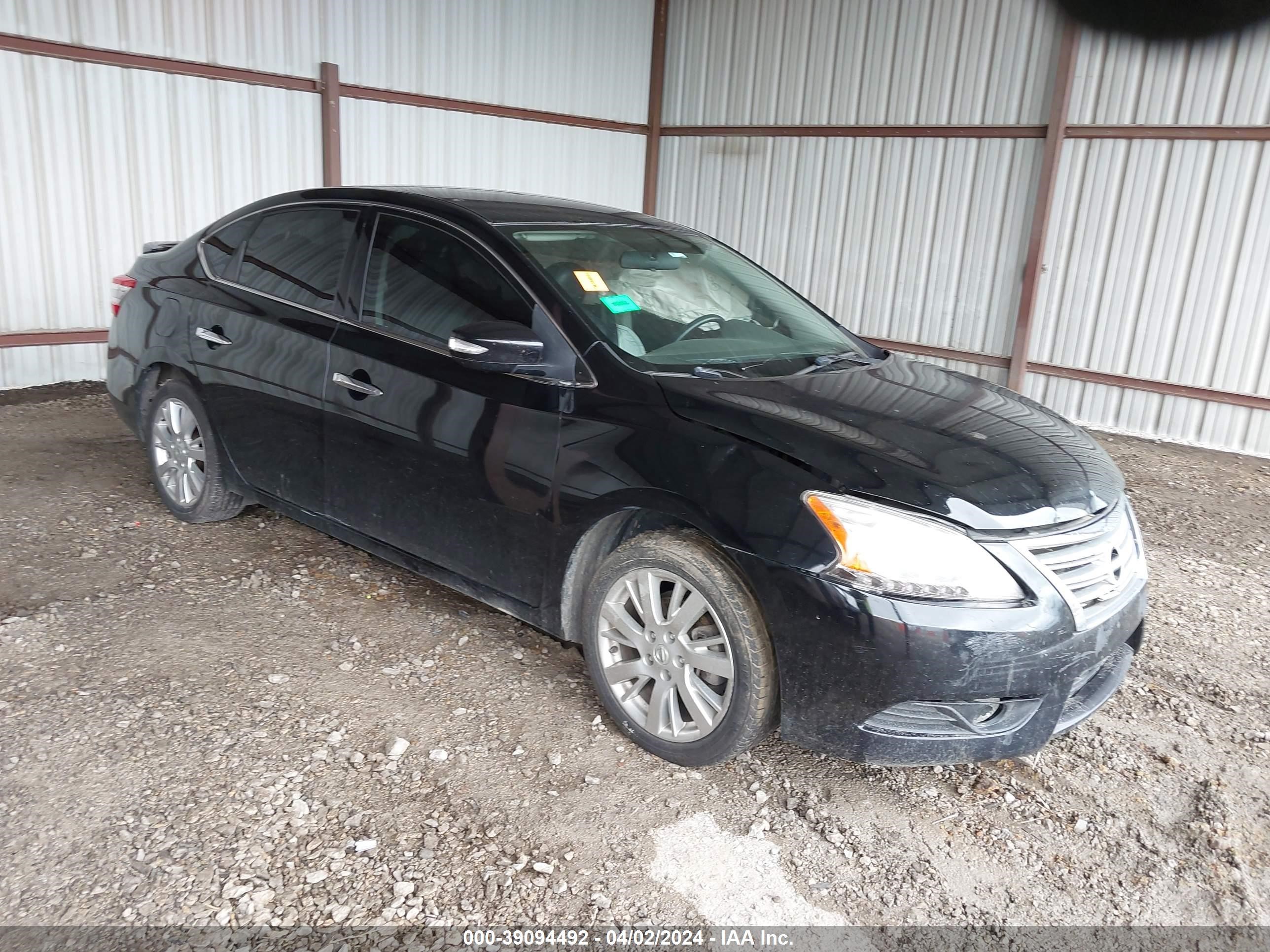 nissan sentra 2014 3n1ab7ap9ey205805