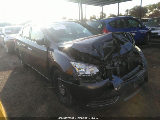 nissan sentra 2014 3n1ab7ap9ey263154