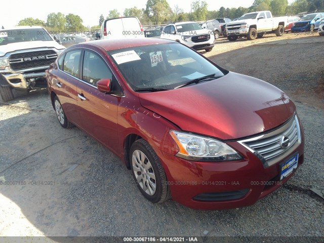 nissan sentra 2014 3n1ab7ap9ey297367