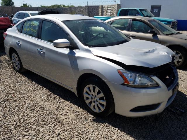 nissan sentra s 2015 3n1ab7ap9fl695614