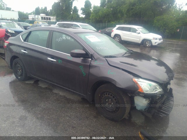 nissan sentra 2015 3n1ab7ap9fy249871